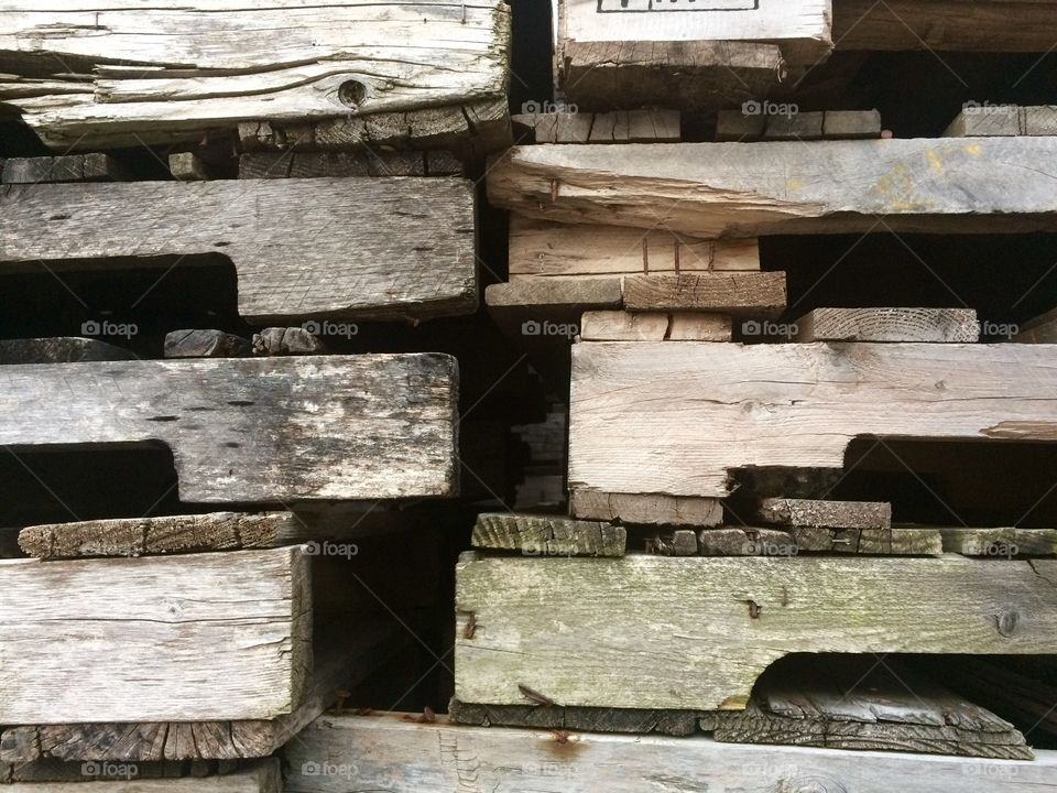 Pallets Stacked 