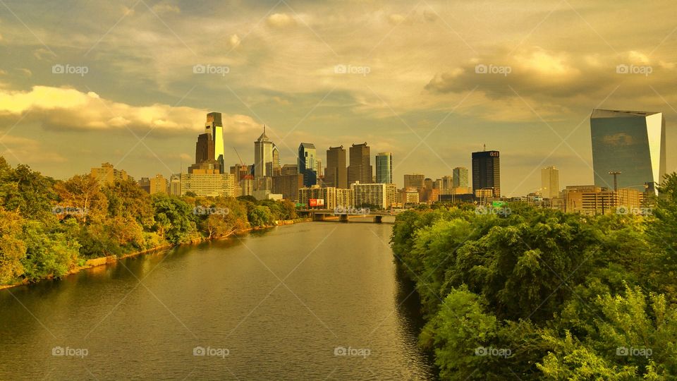 Philadelphia skyline. Taken in Philadelphia