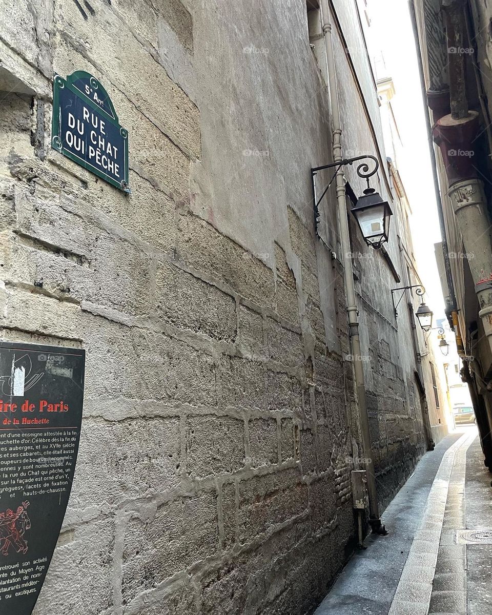 Rue du chat qui peche 