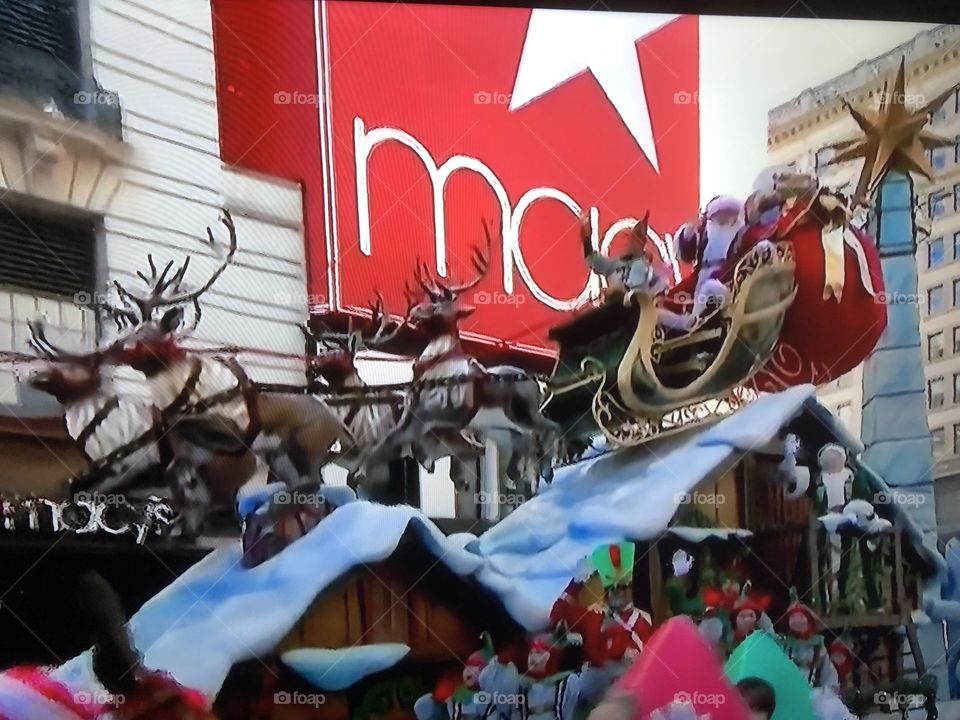 Macy’s parade santa Clause Christmas 
