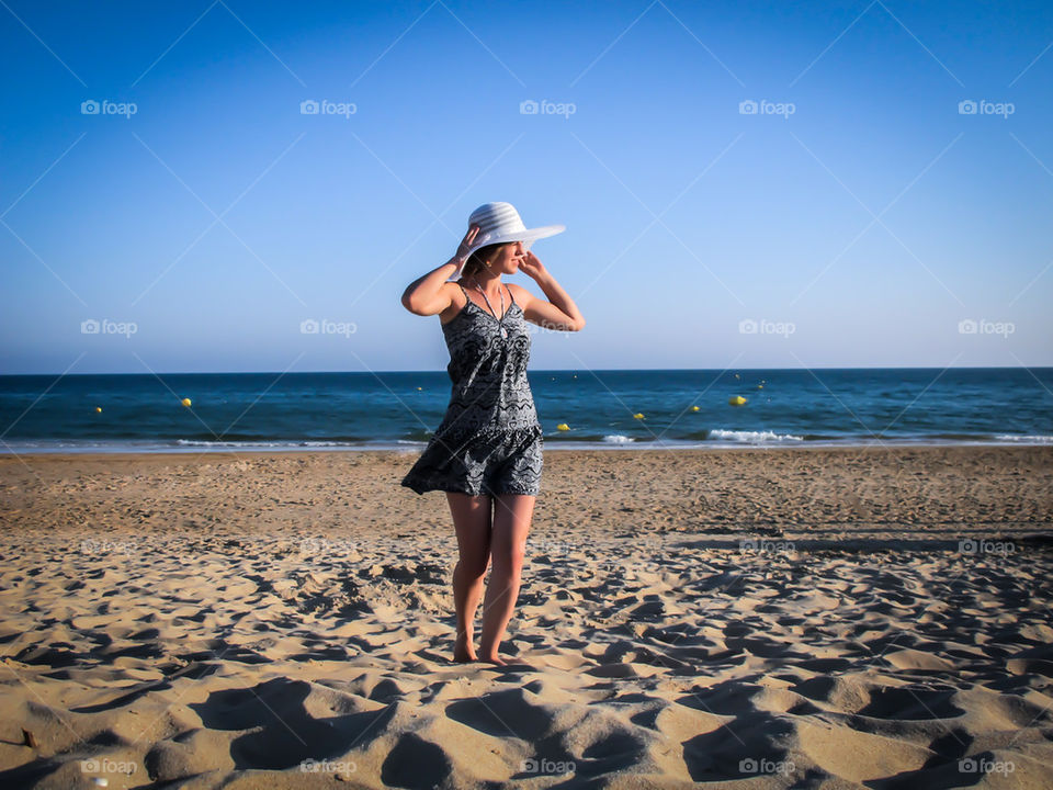 girl on a beach