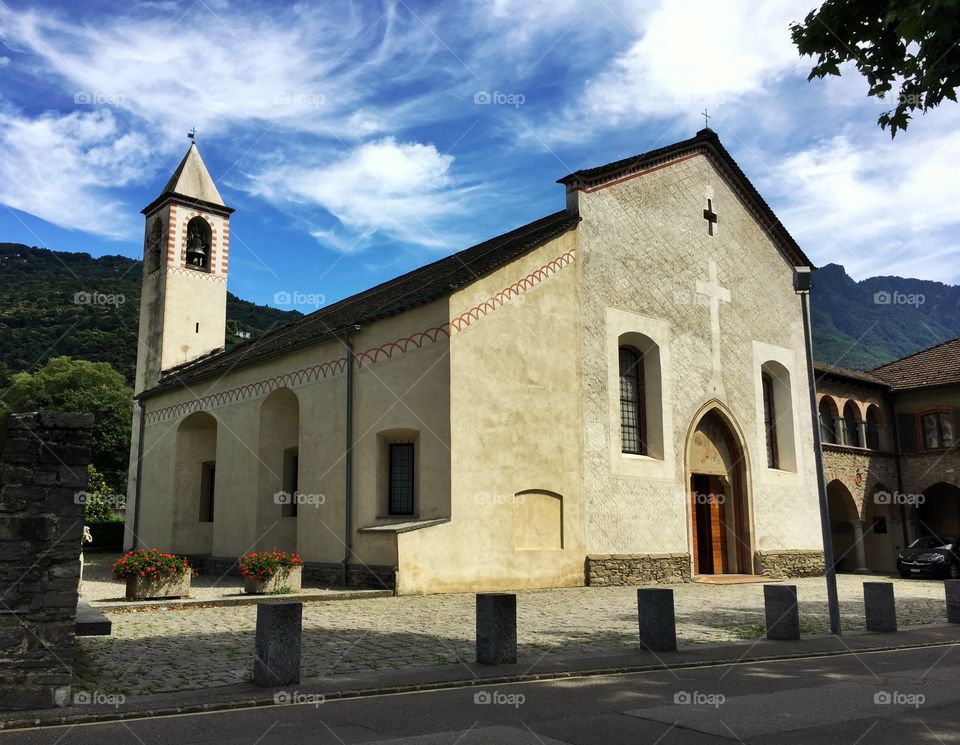 Church of Santa Maria delle Grazie, Bellinzona, Switzerland 