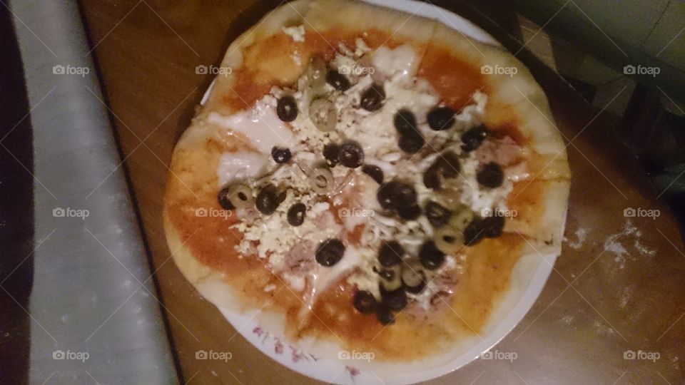 home made pizza