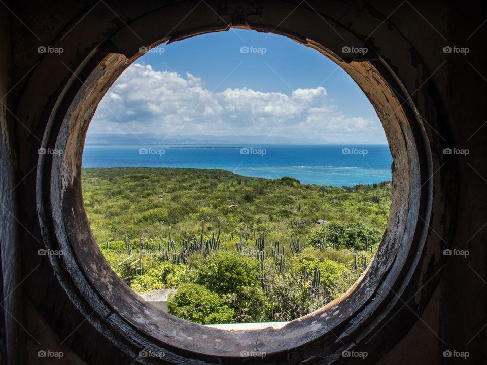 Viewing the Nature from a lighthouse