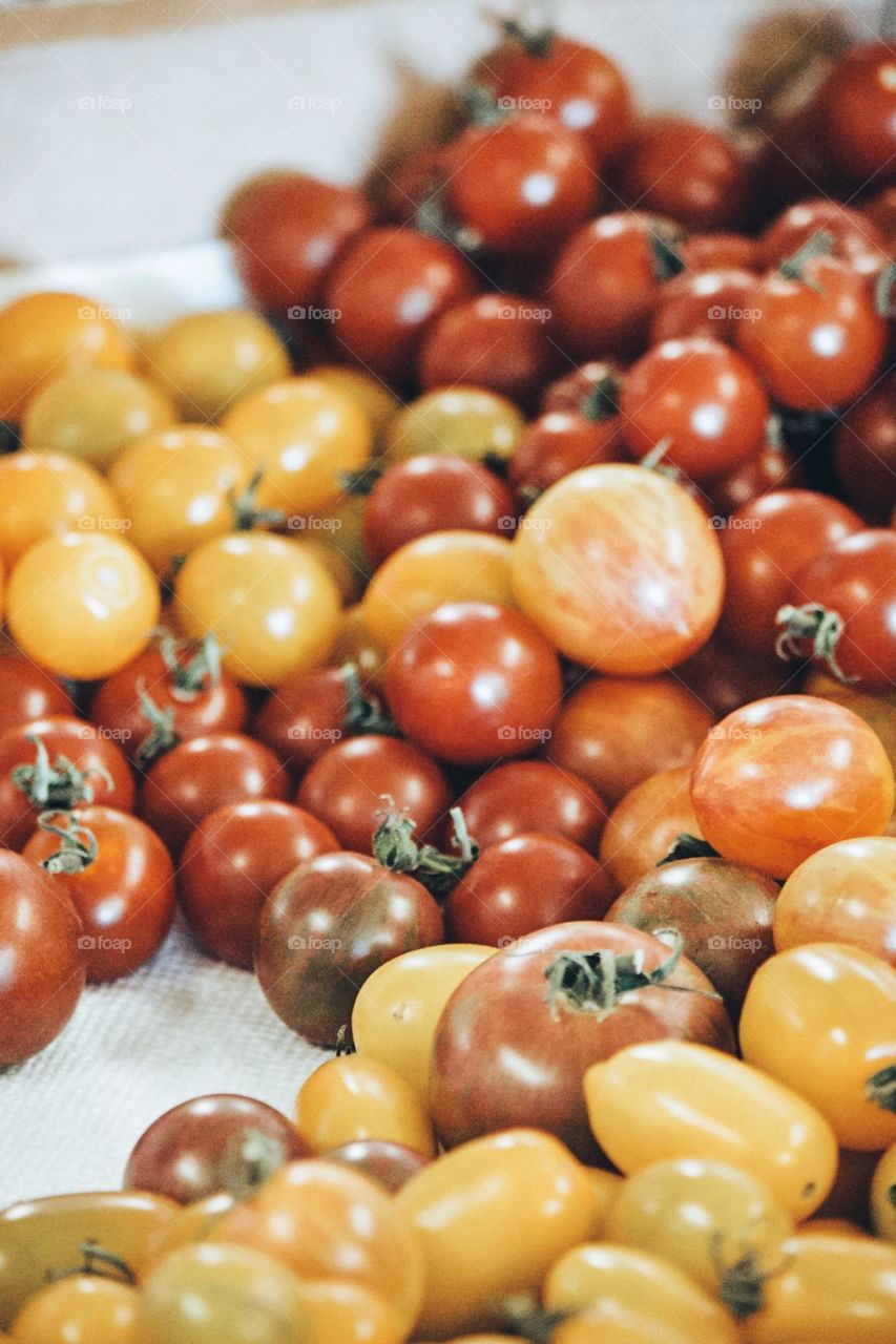 Assortment of cherry tomatoes 