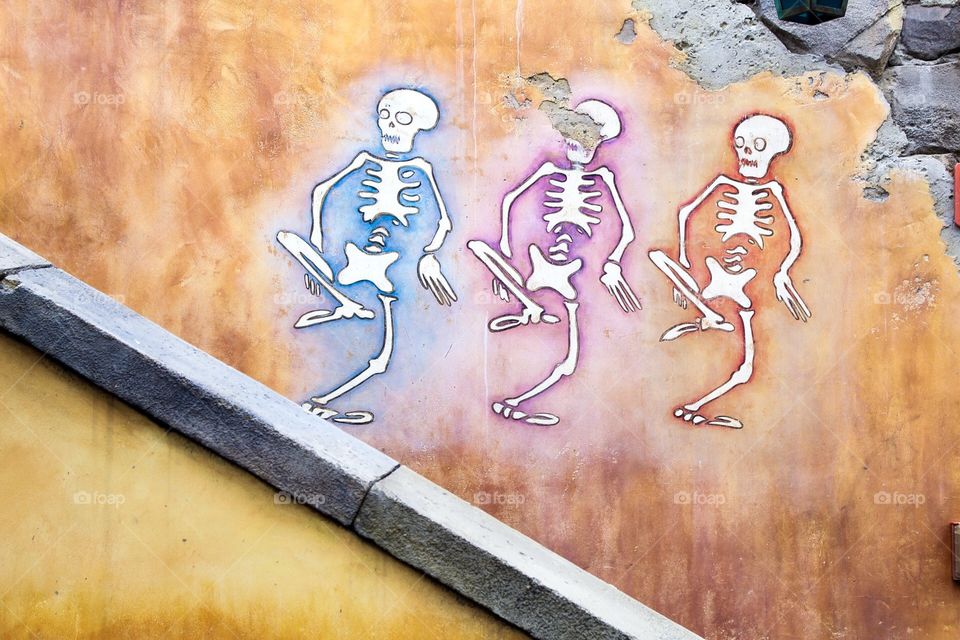 Have you ever heard of the lonely bones. Well these ones never get lonely they travel in packs of three. 