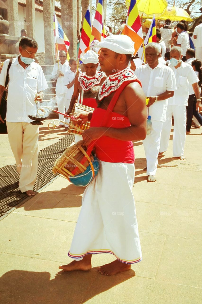Traditional Drummer Sri Lanka