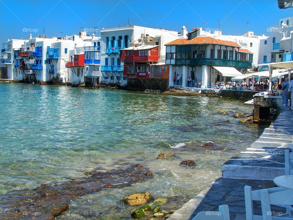 Shores of Mykanos Greece