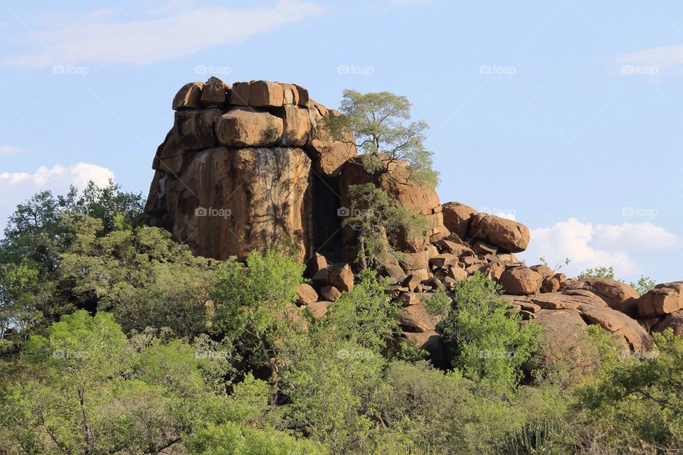 Rocks on the road