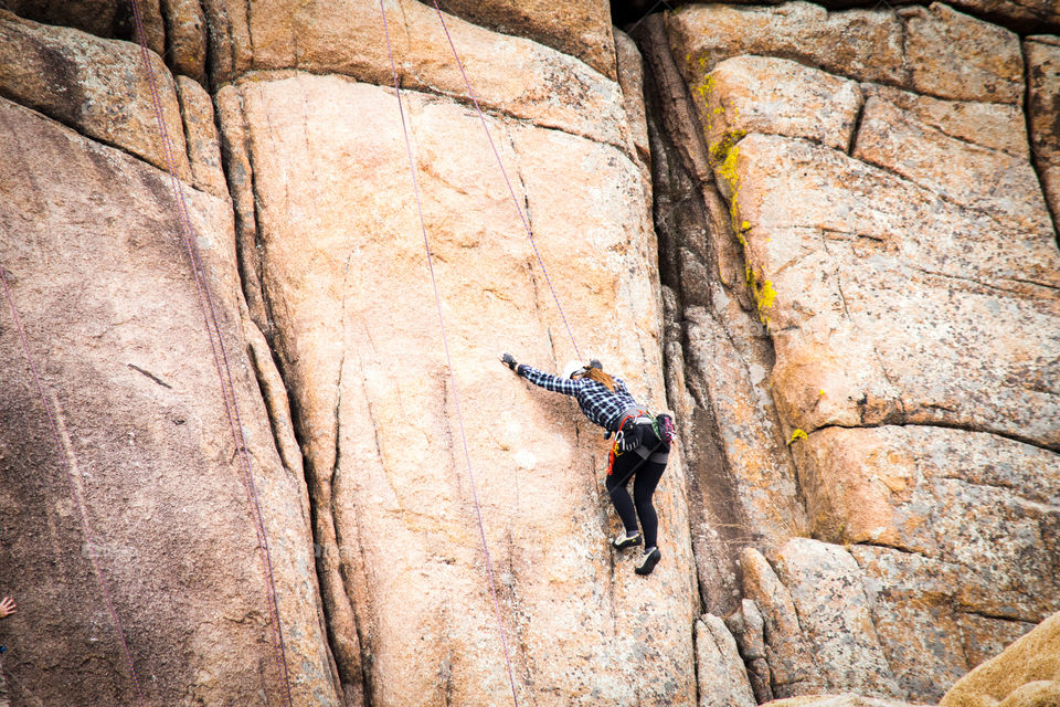 Rock climbing