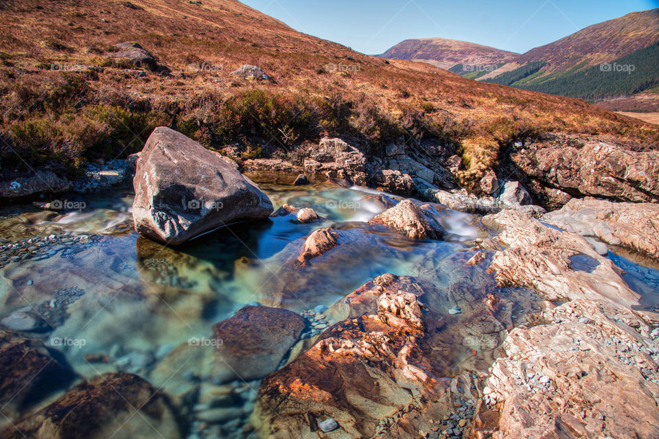 View of fairy pool