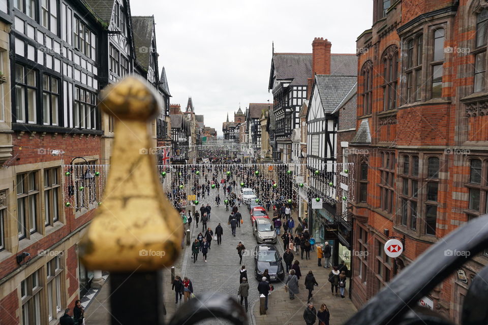 Christmas shopping in the City of Chester 