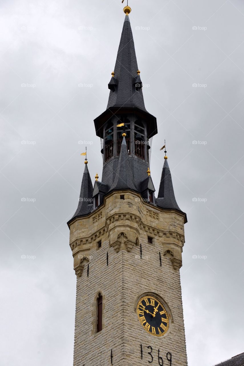 A bell tower in Lier, Belgium.