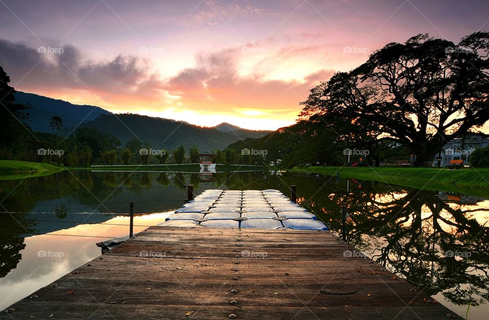 Lake reflection