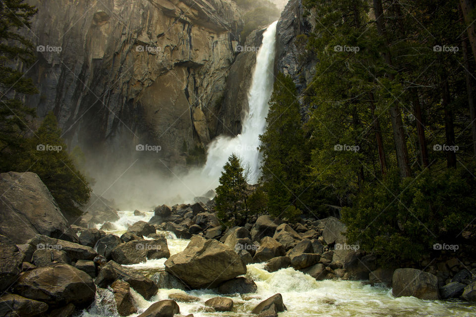 Lower Yosemite Falls, California 