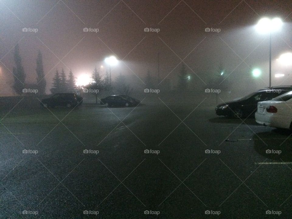 Foggy parking 