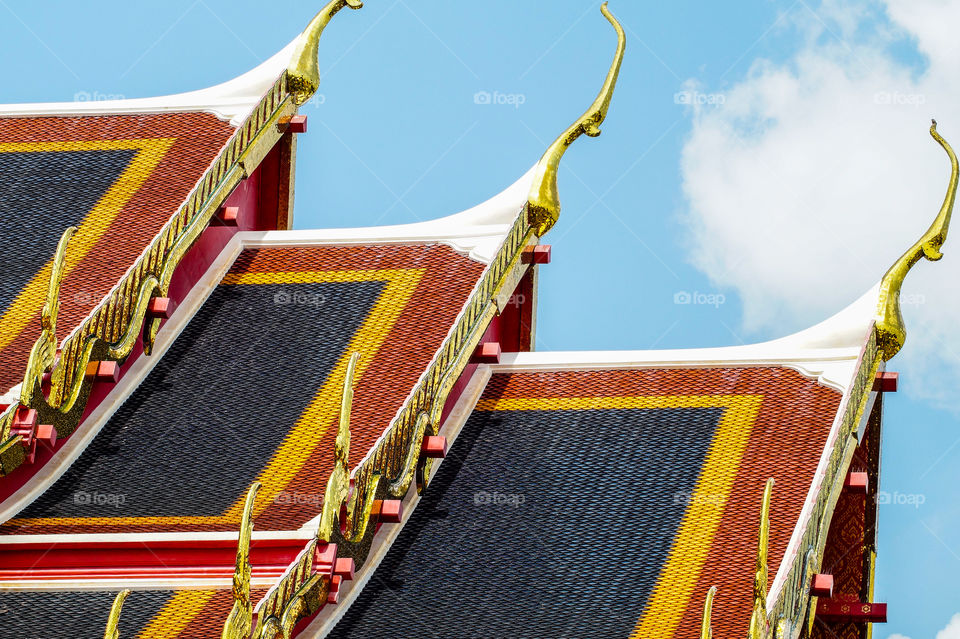 Temple roof