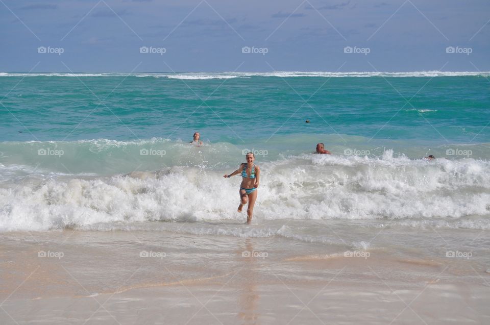 Atlantic Ocean swimming 