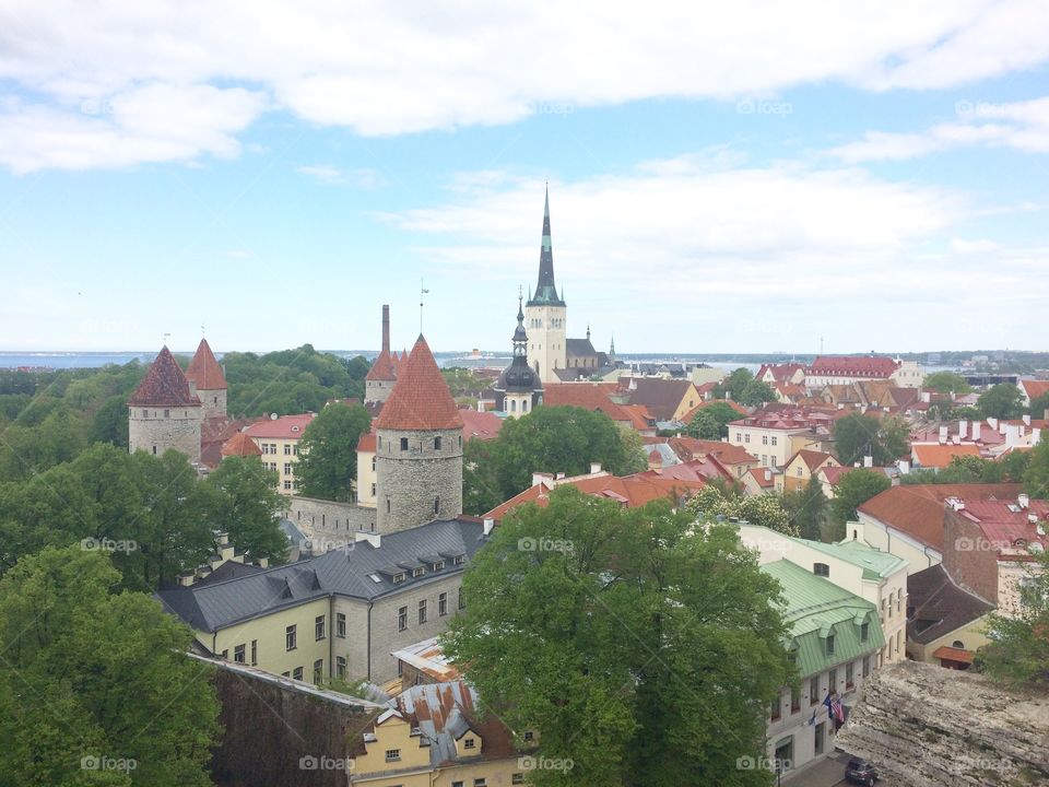 View of Old Tallinn