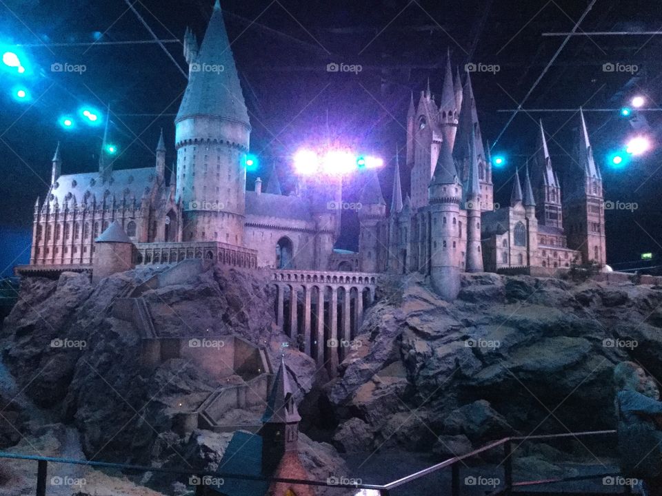 Model of Hogwarts from Warner Brothers studios
