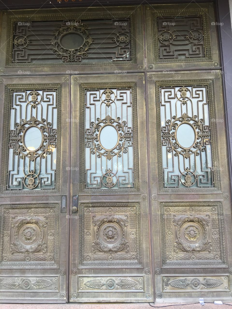 Architectural door. 