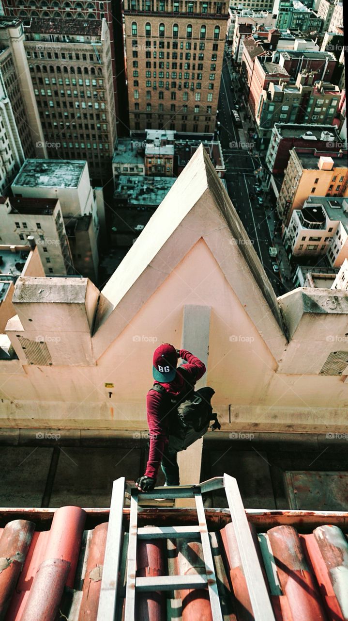 Bro... I can almost see over. ALLLLLMOST... what do you see from up there? Anything? 