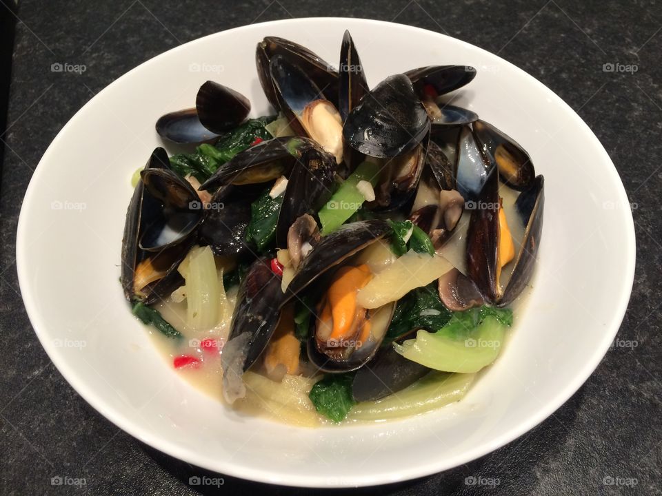 Mussels Home cooked delicious quick meal