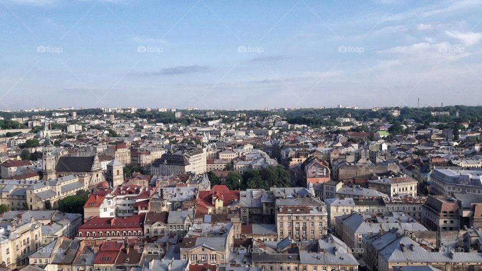 Landscape of the town