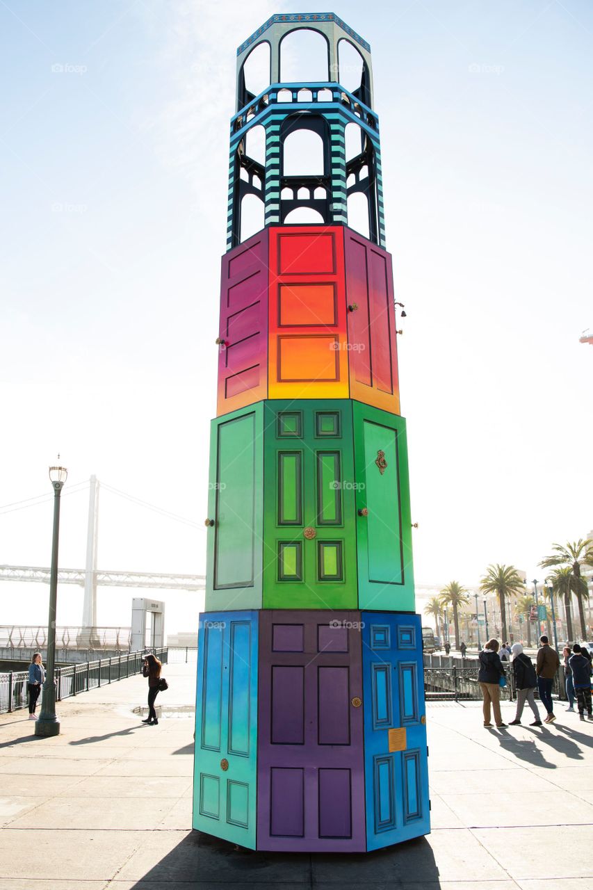 Standing tall in all our glory - rainbow 