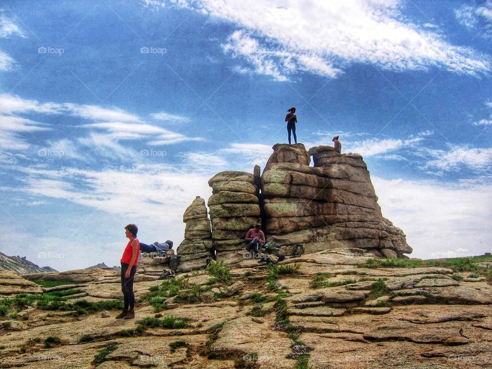 Hiking in Mongolia