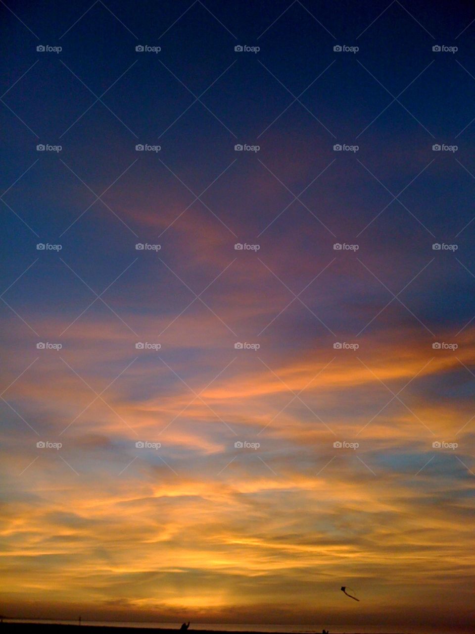 sunset i.n Deauville