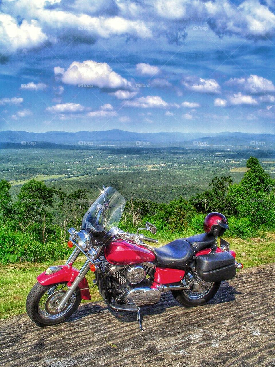 scenic overlook Mena Arkansas 