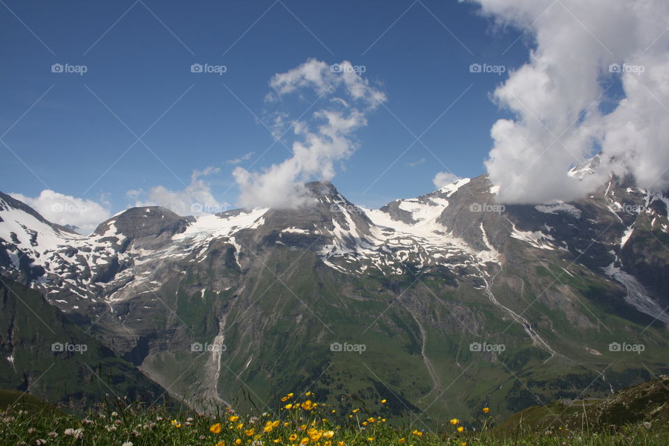 Winter mountain landscapes