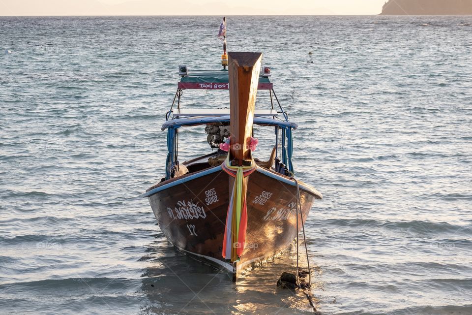 Boat for activity at the beautiful island ... Koh Lipe Thailand