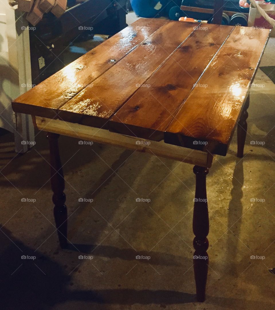 Homemade Kitchen Table