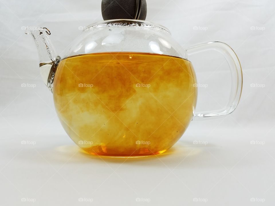 glass teapot