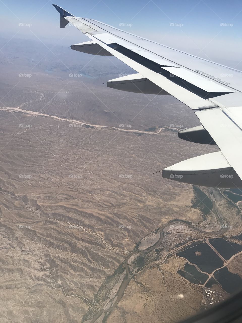 Arizona view from plane