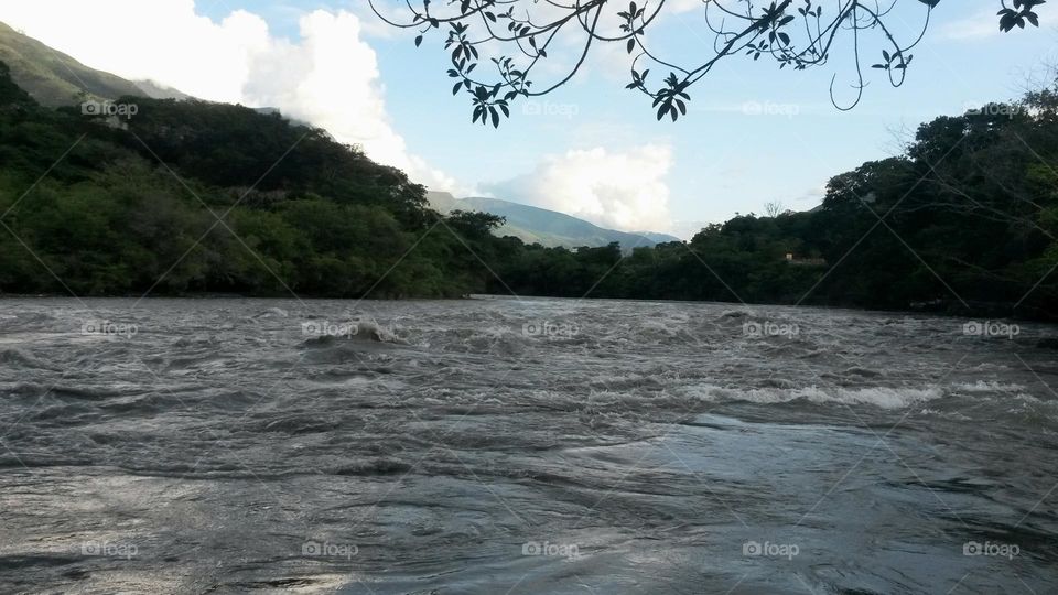 big river flowing Peru