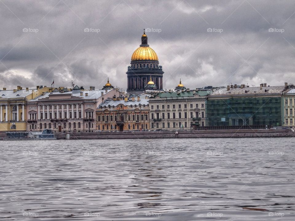 St Isaac and Neva River. 