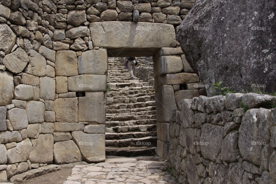 Door at Machu Picchu