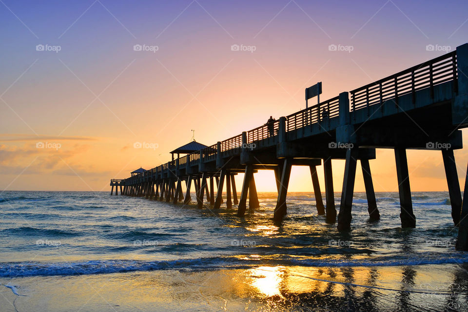 Bridge over sea