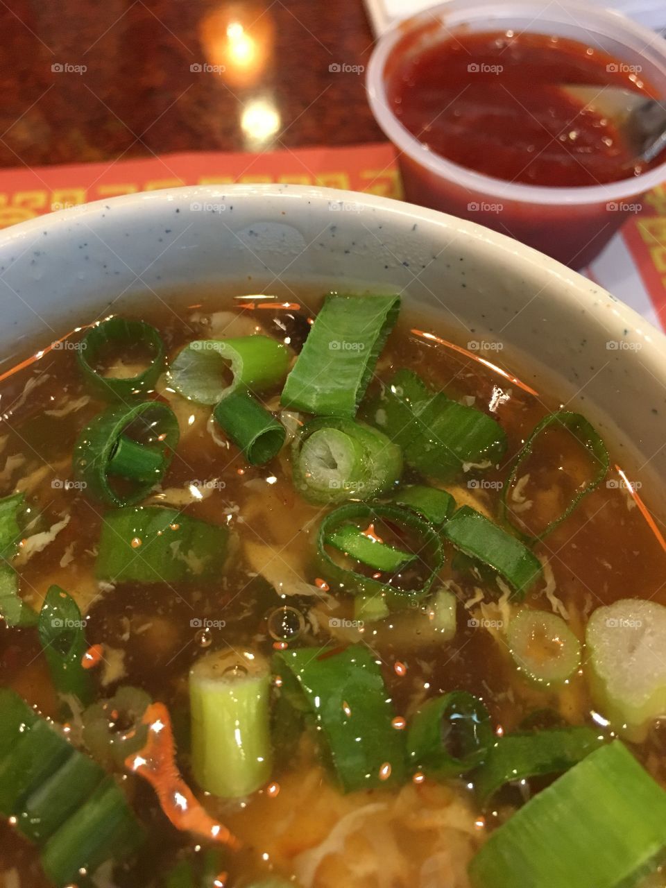 Hot and sour soup 