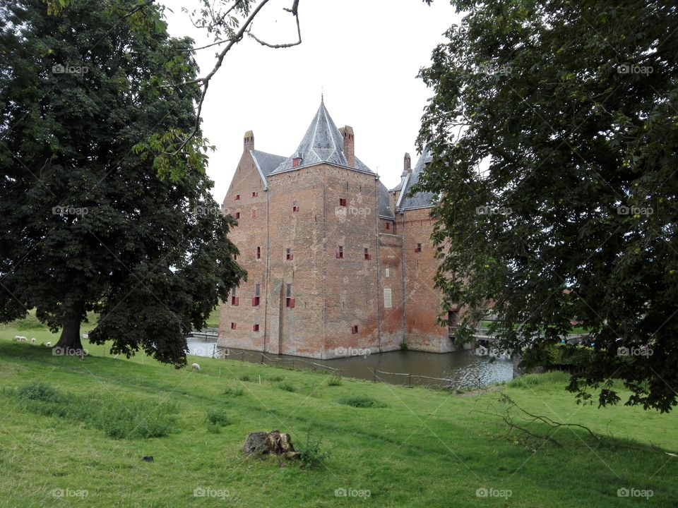 Castle. Dutch castle