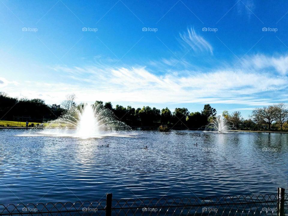 Double Water Fountain