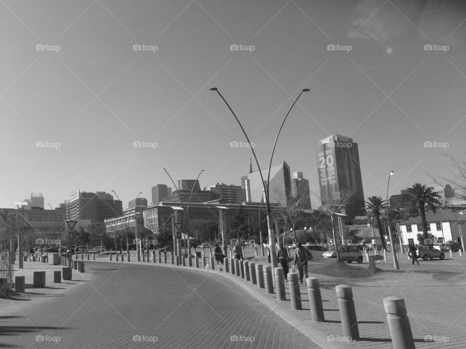 Jozi. on the bridge