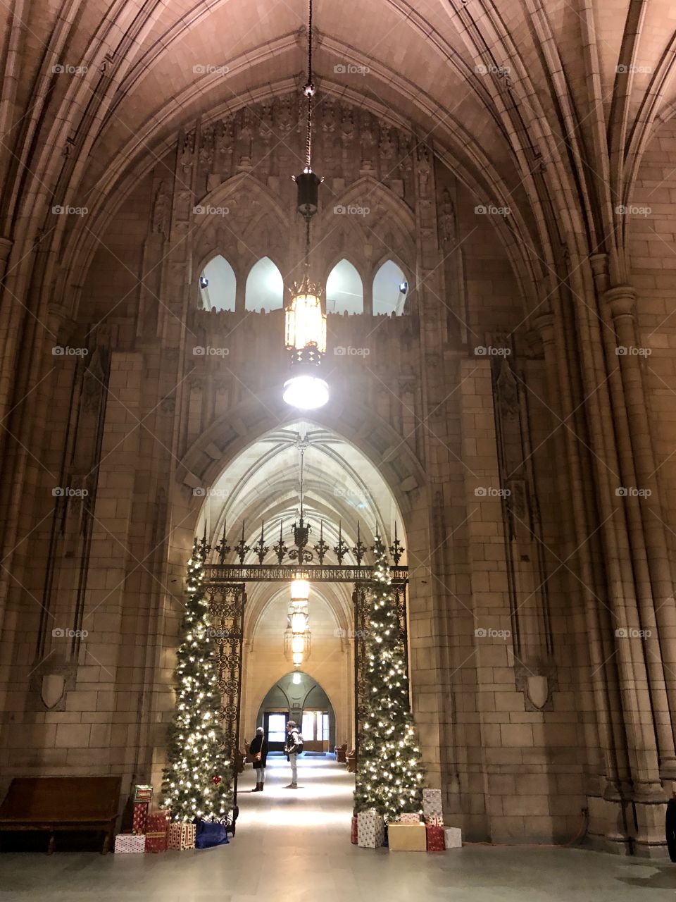 Cathedral of Learning at Christmas