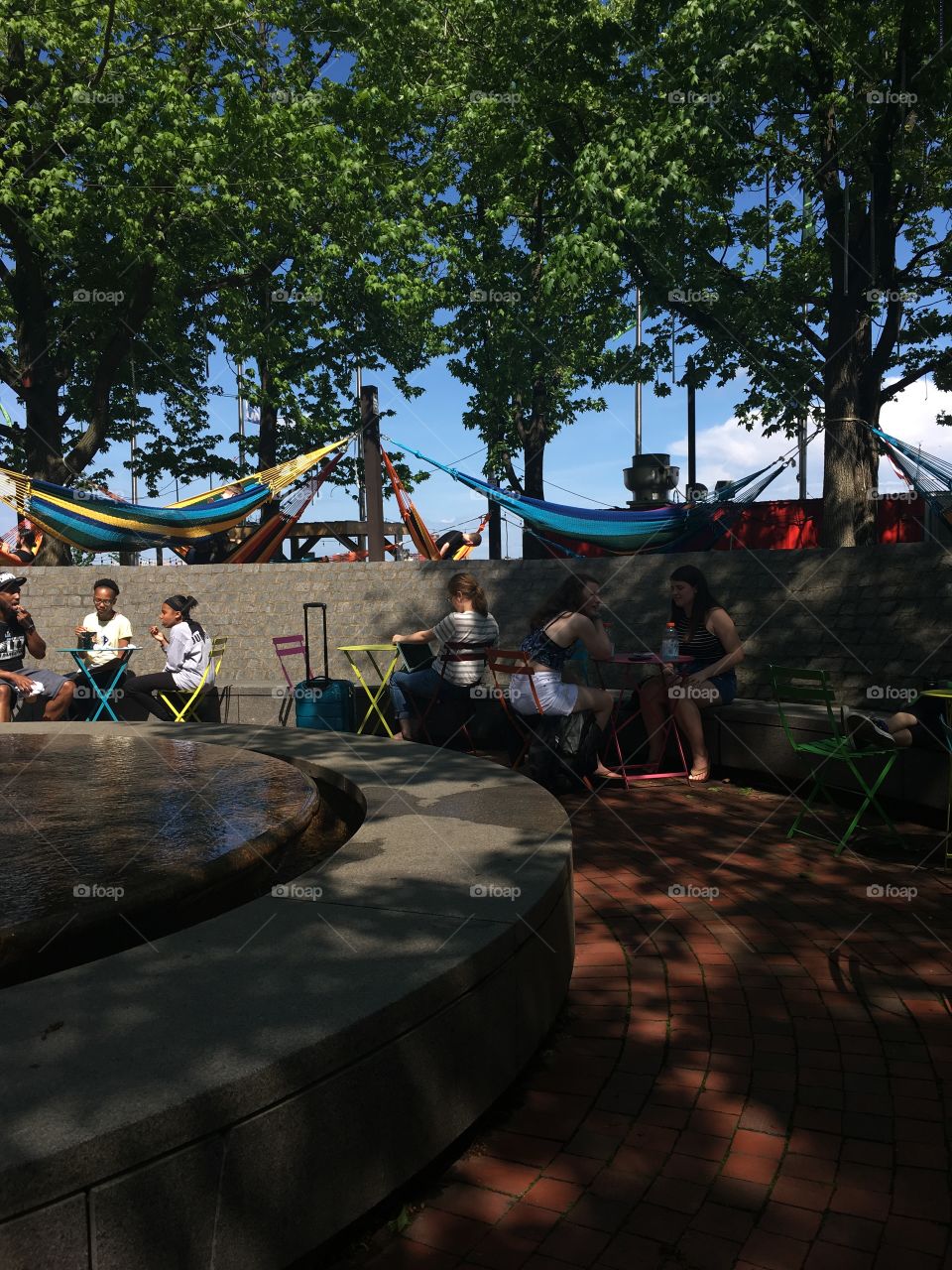 Penn’s Landing in springtime 