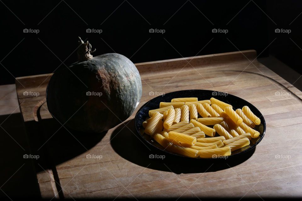 Maccheroni rigatoni zucca e fantasia