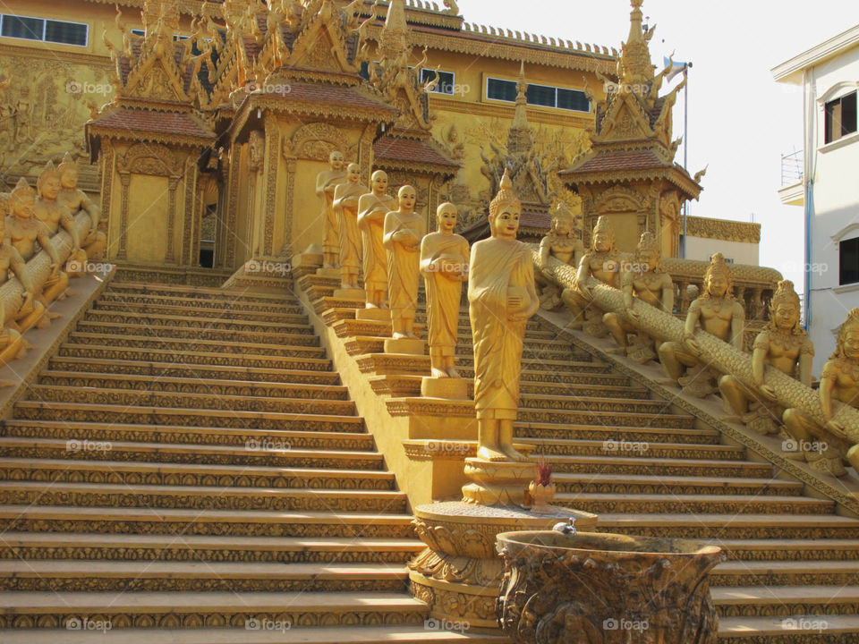golden temple phnom penh phnom penh cambodia by jpt4u