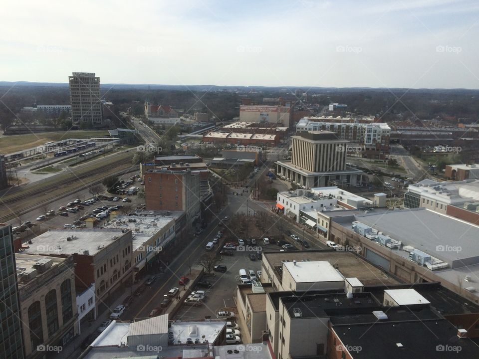 Durham nc from above
